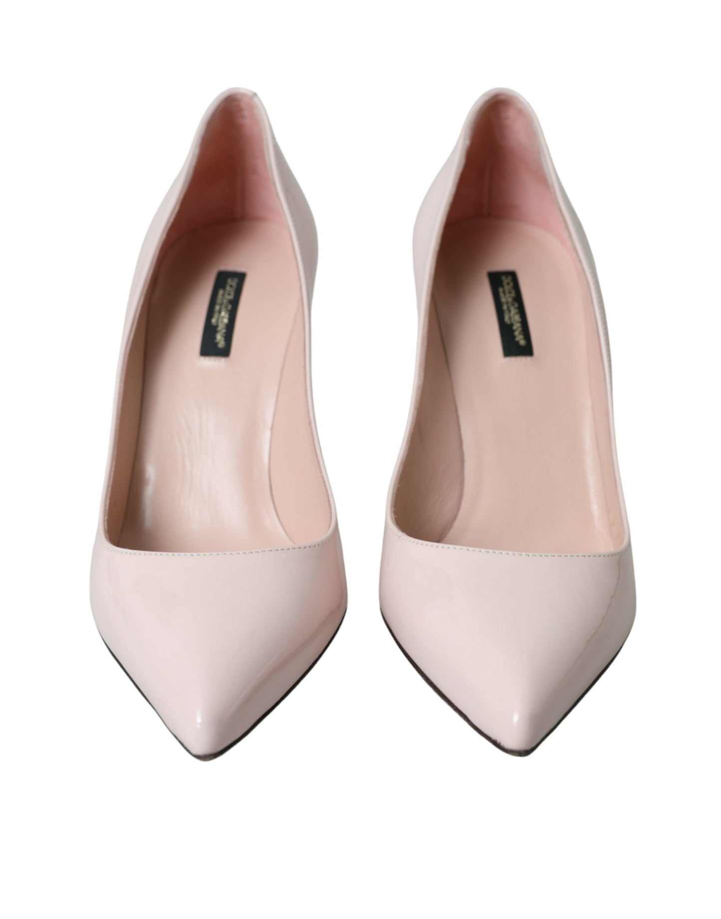 Dolce & Gabbana - Light Pink Leather Bellucci Heels Pumps Shoes