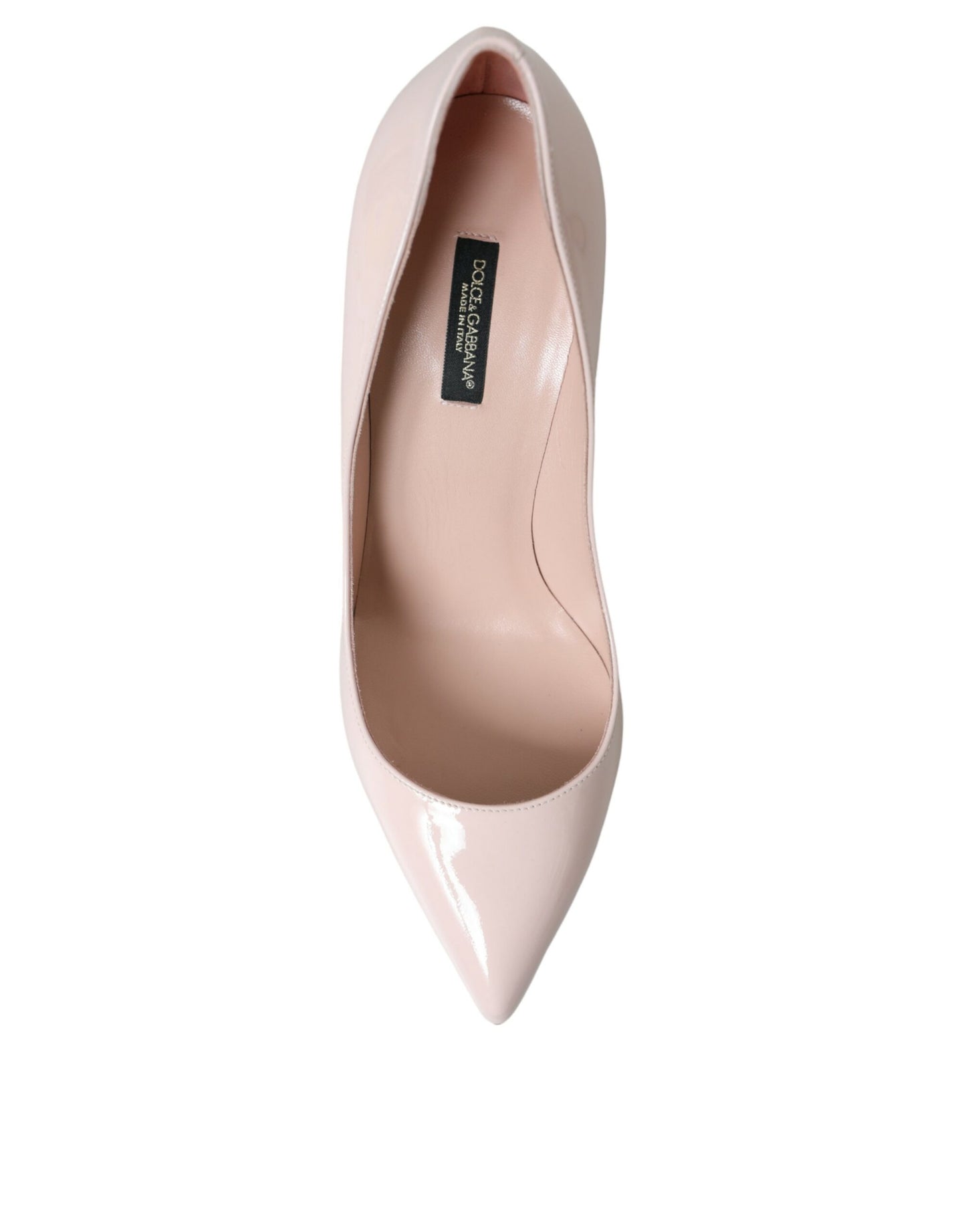 Dolce & Gabbana - Light Pink Leather Bellucci Heels Pumps Shoes