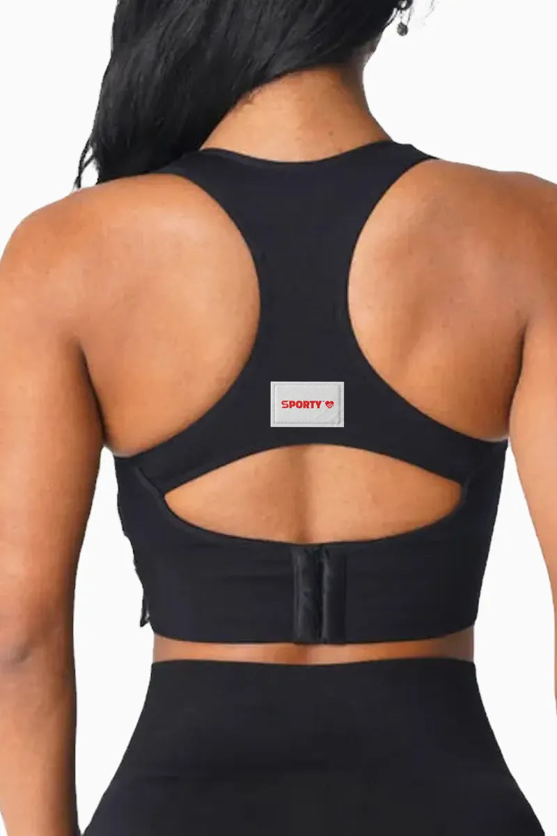 RAW SPORTS BRA- Sort